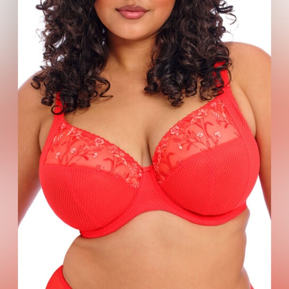 Elomi Charley Plunge Bra - Salsa - 32L